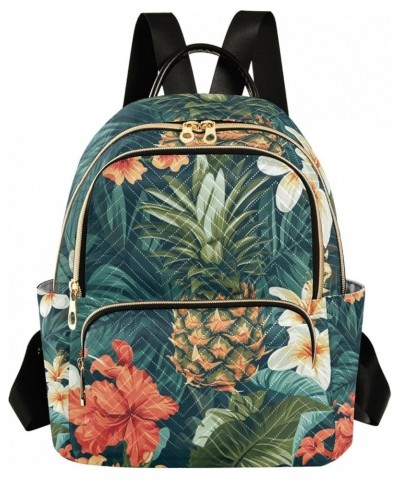 Mini Backpack Purse for Women, Wild Floral Leaf Travel Bag Casual Daypack Shoulder Bag Small $14.08 Backpacks