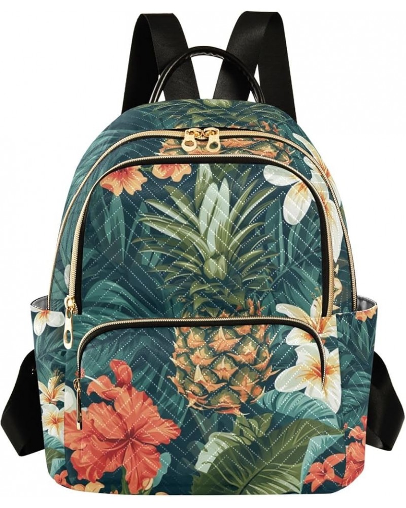 Mini Backpack Purse for Women, Wild Floral Leaf Travel Bag Casual Daypack Shoulder Bag Small $14.08 Backpacks