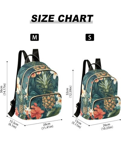 Mini Backpack Purse for Women, Wild Floral Leaf Travel Bag Casual Daypack Shoulder Bag Small $14.08 Backpacks