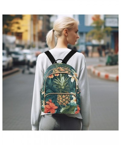 Mini Backpack Purse for Women, Wild Floral Leaf Travel Bag Casual Daypack Shoulder Bag Small $14.08 Backpacks