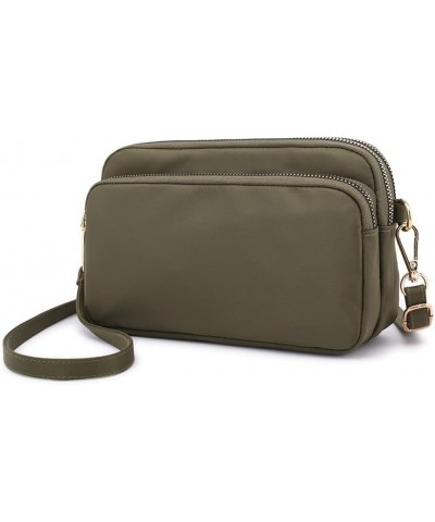 Crossbody Bag for Women, Lightweight Shoulder Purse Nylon Shoulder Bag Satchel Small Pocketbooks Green $22.62 Totes