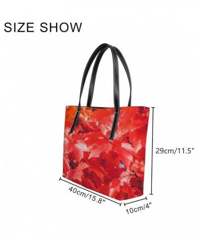 Tote Bag for Women Leather Handbags Women's Crossbody Handbags Work Tote Bags for Women Red $24.75 Totes