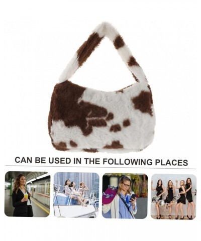 2pcs All Match Shoulder Bag Plush Texture Miss Small Wallet Brownx3pcs $14.68 Shoulder Bags