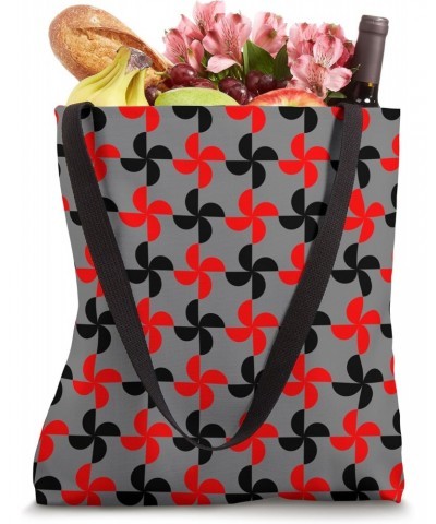 Minimalistic Aesthetic Red Black Pattern - Minimalism Decor Tote Bag $16.06 Totes