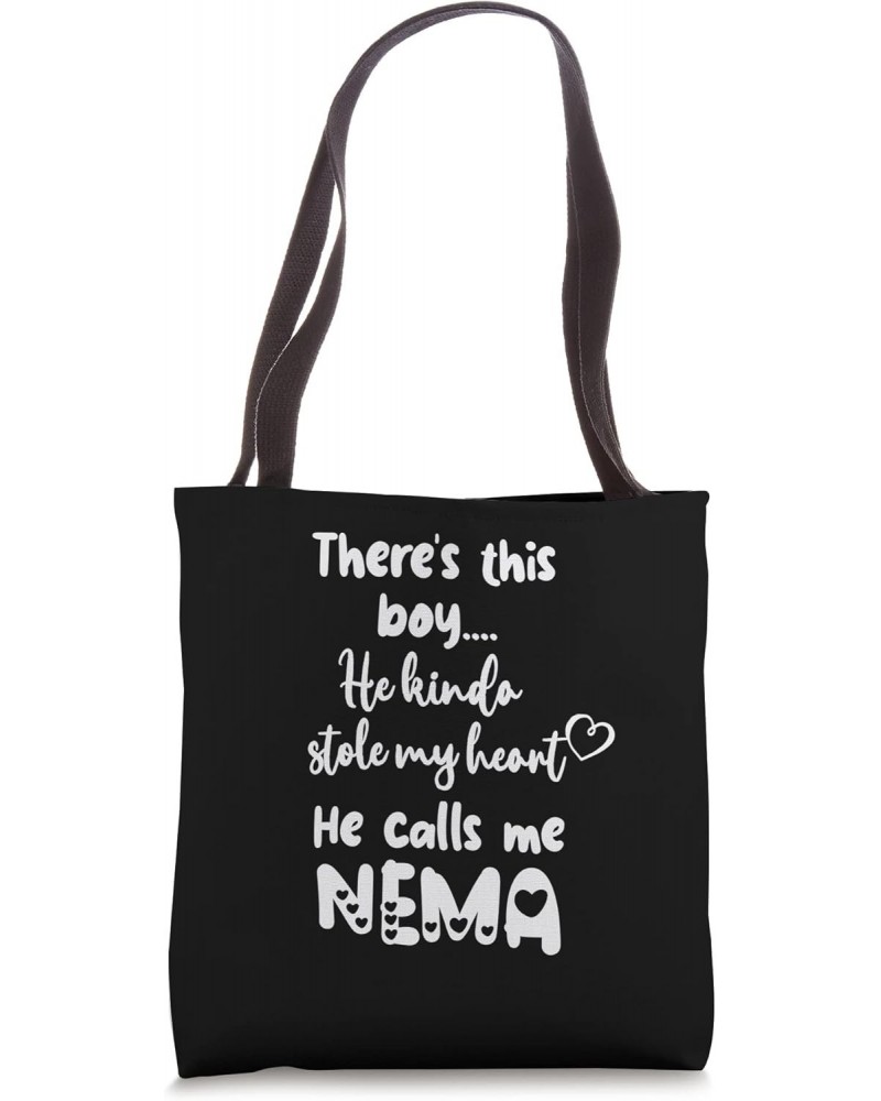 Special Grandma Grandmother This Boy Calls Me Nema Tote Bag $13.80 Totes