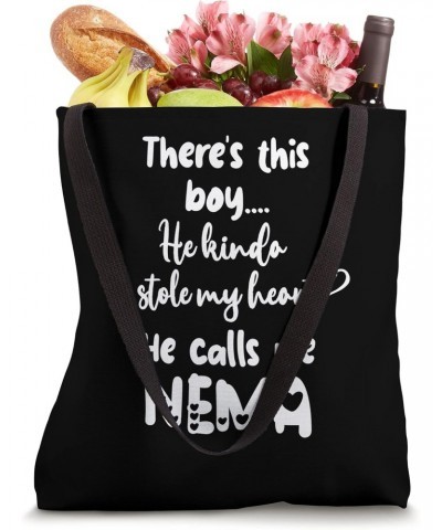 Special Grandma Grandmother This Boy Calls Me Nema Tote Bag $13.80 Totes