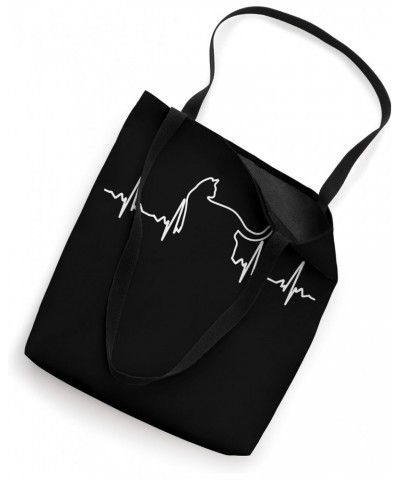 funny Pet Owner Cat heartbeat cats lover cute kitten humor Tote Bag $9.86 Totes