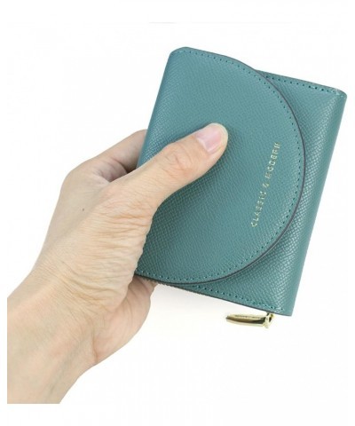 Small Wallet for Women Bifold Slim Wallets Cute Mini Purse Handbag Rifd Card Case Holder Zipper Coin Pocket New 2 Ways (Brown...