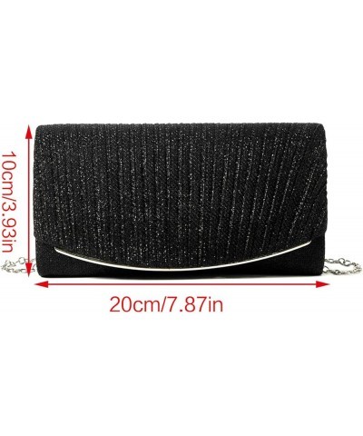 Lady Purse Wedding Clutches Handbag For Women Girl Shoulder Crossbody Bags With Chain Fashion Envelope Bag Gray $10.07 Evenin...