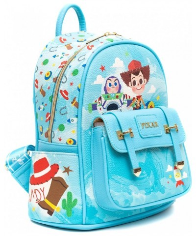 Toy Story 11" Vegan Leather Fashion Mini Backpack $46.74 Backpacks