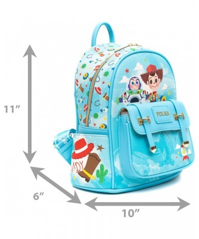 Toy Story 11" Vegan Leather Fashion Mini Backpack $46.74 Backpacks