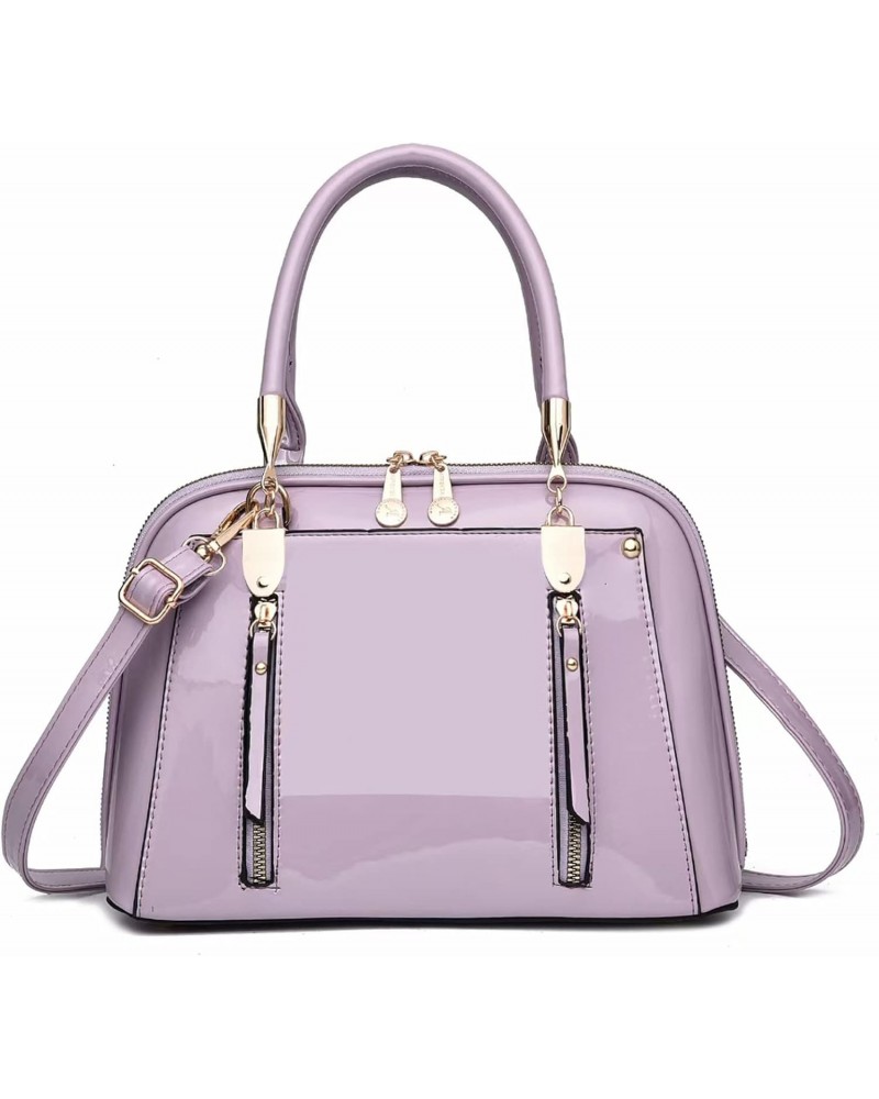 Purses and Handbags for Women PU Leather Shoulder Tote Bags Top Handle Satchel 920 Purple 3 Purple $16.72 Totes