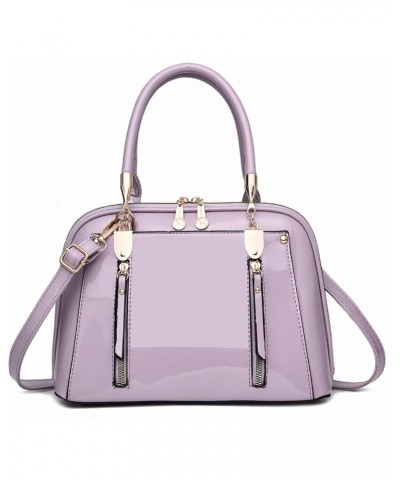 Purses and Handbags for Women PU Leather Shoulder Tote Bags Top Handle Satchel 920 Purple 3 Purple $16.72 Totes