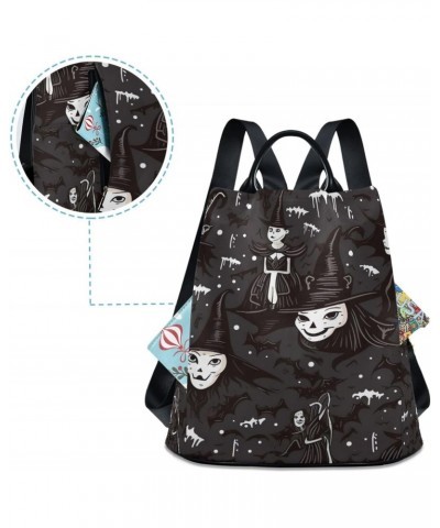 Witch Halloween Womens Backpack Purse Travel Backpack Anti Theft Shoulder Bag Satchel Bags for Ladies Work Travel Women $14.9...