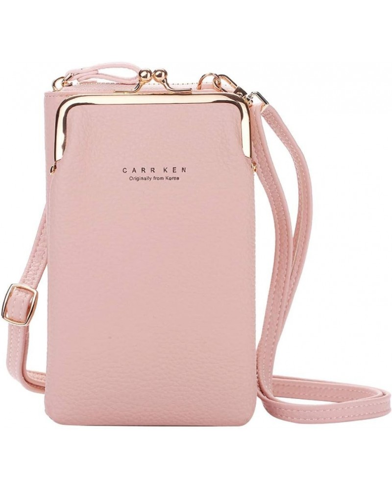 Women Shoulder Handbag Strap Women Wallet Adjustable Phone Mobile Card Slot Shoulder Large Bag Capacity Messenger Bags Pink $...