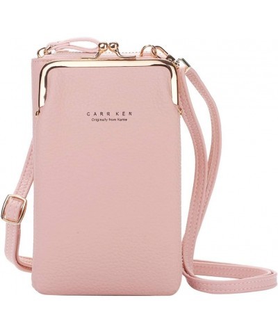 Women Shoulder Handbag Strap Women Wallet Adjustable Phone Mobile Card Slot Shoulder Large Bag Capacity Messenger Bags Pink $...