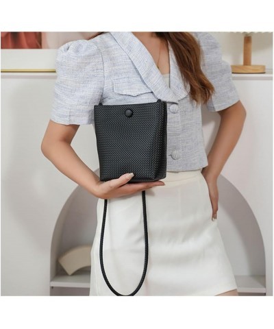 Crossbody Bag for Women Wovean Leather Small Messenger Bag for Teens Girls Black $22.24 Totes