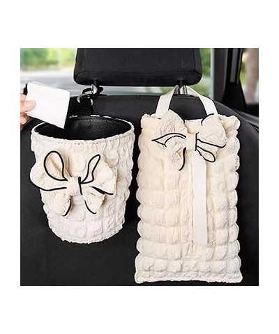 Car Trash Can Car Trash Bin Car Hanging Garbage Cans Car Tissue Holder Car Tissue Box Car Backseat Hanging Tissue Bag Car Acc...