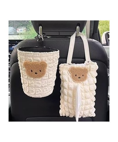 Car Trash Can Car Trash Bin Car Hanging Garbage Cans Car Tissue Holder Car Tissue Box Car Backseat Hanging Tissue Bag Car Acc...