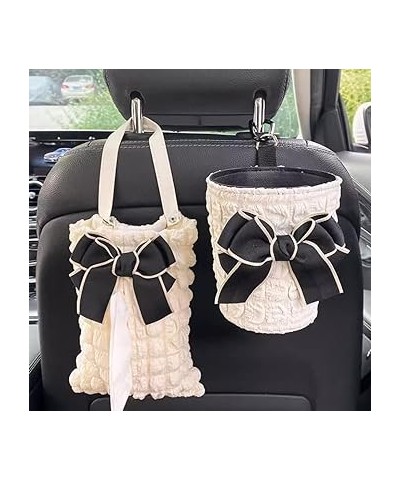 Car Trash Can Car Trash Bin Car Hanging Garbage Cans Car Tissue Holder Car Tissue Box Car Backseat Hanging Tissue Bag Car Acc...