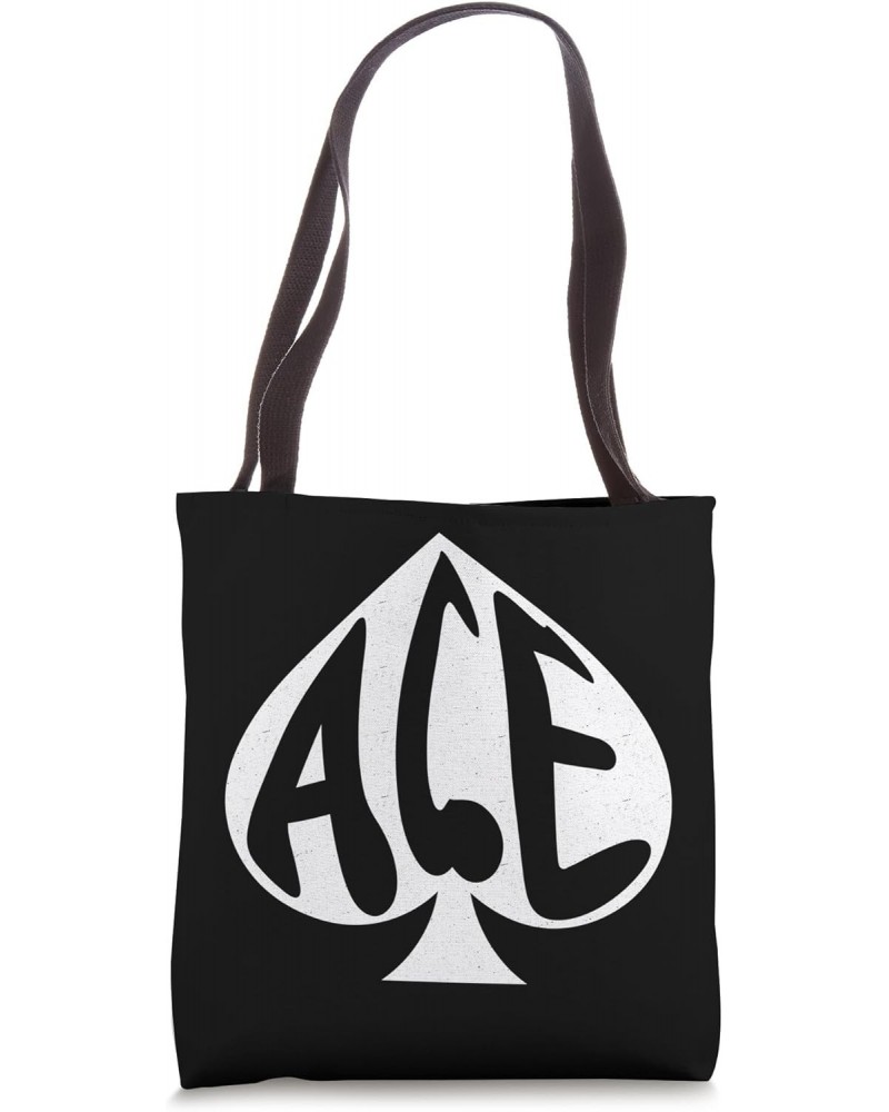 Vintage Ace of Spades Texas Hold'em Playing Card Tote Bag $13.74 Totes