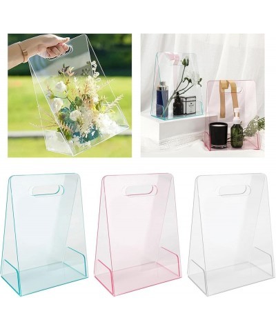 Clear Flower Bouquet Bags Handbag With Handle Elegant And Convenient Gift Wrap Handbag For Parties And Celebrations Party Gif...