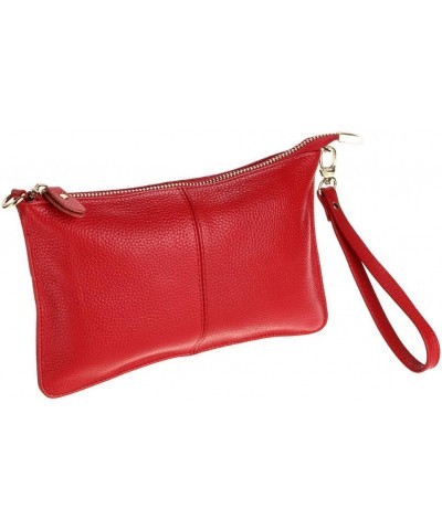 PU leather Crossbody Bag for Women Fashion Shoulder Bag Small Wristlet Clutch Purse Phone Wallets Handbag Red $24.28 Totes