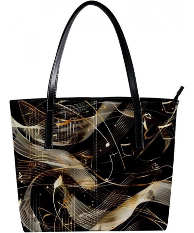 Tote Bag, Large Tote Bag, Women's Tote Handbags, Music Art Note Modern Pattern, Tote Bag for Work Design 14608 $21.92 Totes