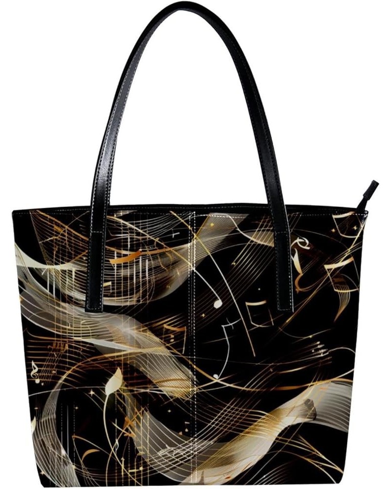 Tote Bag, Large Tote Bag, Women's Tote Handbags, Music Art Note Modern Pattern, Tote Bag for Work Design 14608 $21.92 Totes