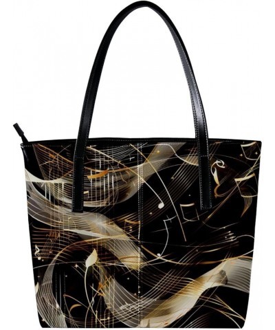 Tote Bag, Large Tote Bag, Women's Tote Handbags, Music Art Note Modern Pattern, Tote Bag for Work Design 14608 $21.92 Totes