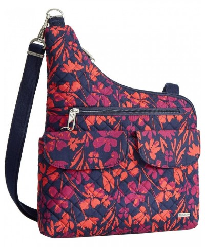 Anti-Theft Classic Cross-Body Bag, Blossom Floral Painted Floral $29.80 Crossbody Bags