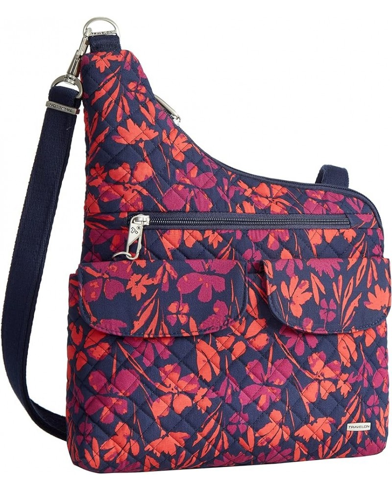 Anti-Theft Classic Cross-Body Bag, Blossom Floral Painted Floral $29.80 Crossbody Bags