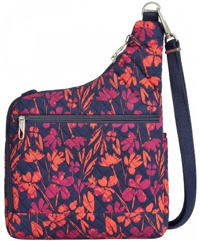 Anti-Theft Classic Cross-Body Bag, Blossom Floral Painted Floral $29.80 Crossbody Bags