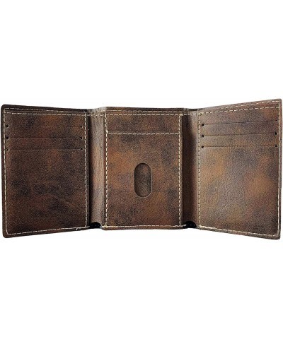 McMullan Irish Coat of Arms Rustic Leather Wallet $12.28 Wallets