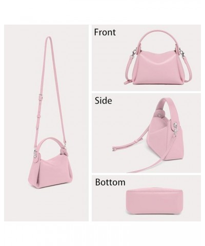 Hobo Bags for Women Trendy Tote Handbags Small Crossbody Purses Shoulder Bag Top-Handle Satchel Pink $25.07 Totes