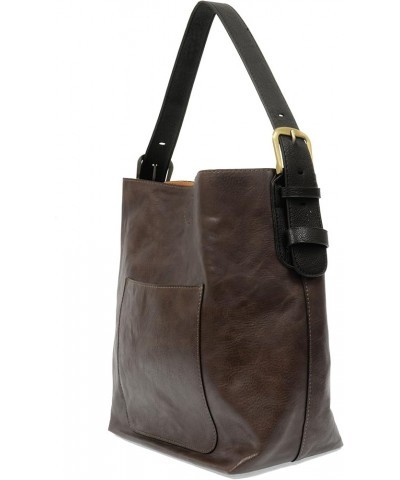 Womens Faux Leather: Hobo 2-in-1 Handbag 248 - Dark Oak $39.50 Hobo Bags