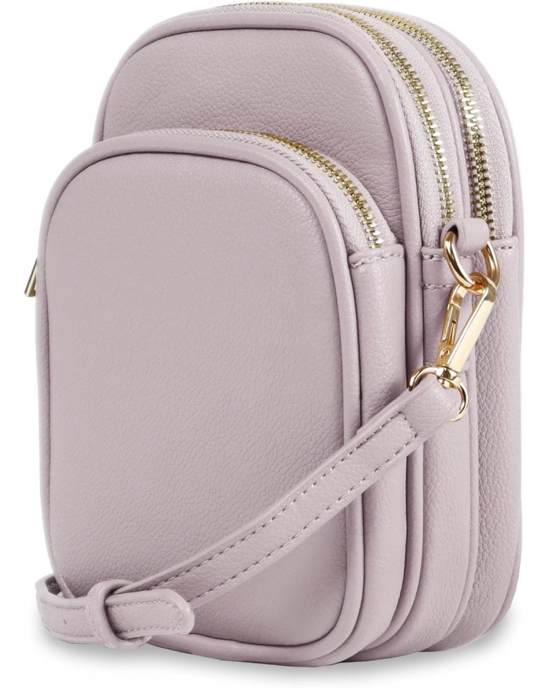 Mali+Lili, Josie Triple Zip Crossbody Bag, Light Grey $19.70 Crossbody Bags