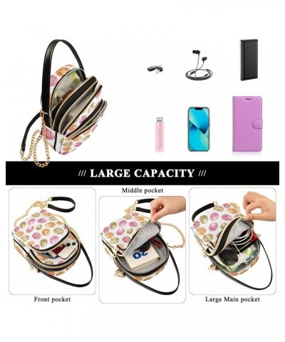 Easter Cell Phone Purse Vivid Cute Watercolor Spring Eggs Crossbody Handbag Durable Shoulder Bag Sturdy Travel Pouch Compact ...