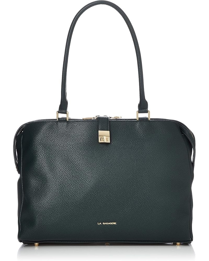 Hardware Accent A4 Tote Bag B81-01-03 Green $49.50 Totes