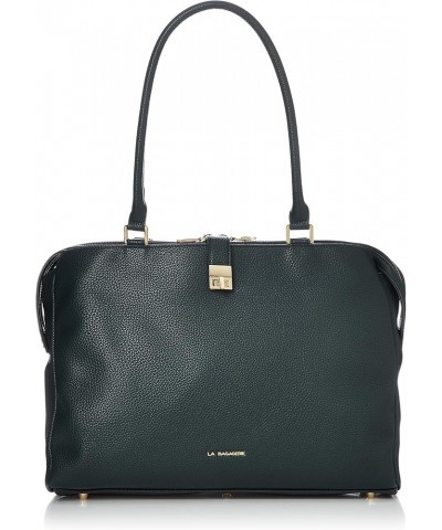 Hardware Accent A4 Tote Bag B81-01-03 Green $49.50 Totes