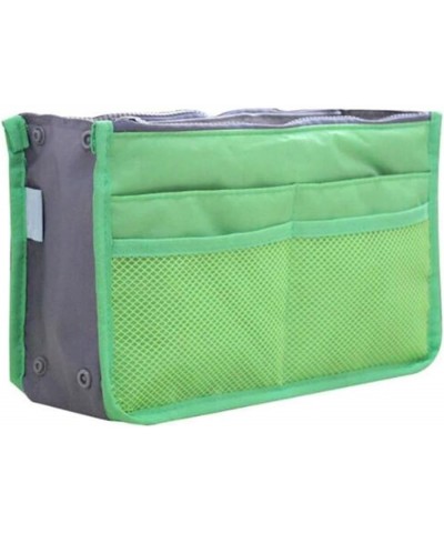 Travel Insert Organizer, Bag Inside Organizer with Zipper and Handles (light grey) Green $14.30 Totes