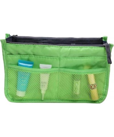 Travel Insert Organizer, Bag Inside Organizer with Zipper and Handles (light grey) Green $14.30 Totes