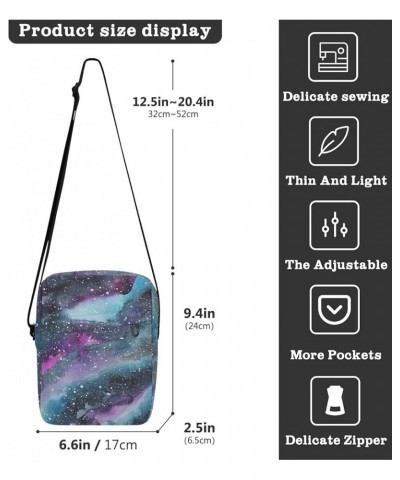 Painting Crossbody Bags for Women Men Messenger Bags Small Crossbody Purse Sling Bag for Women for Workout Work 16 $11.61 Cro...