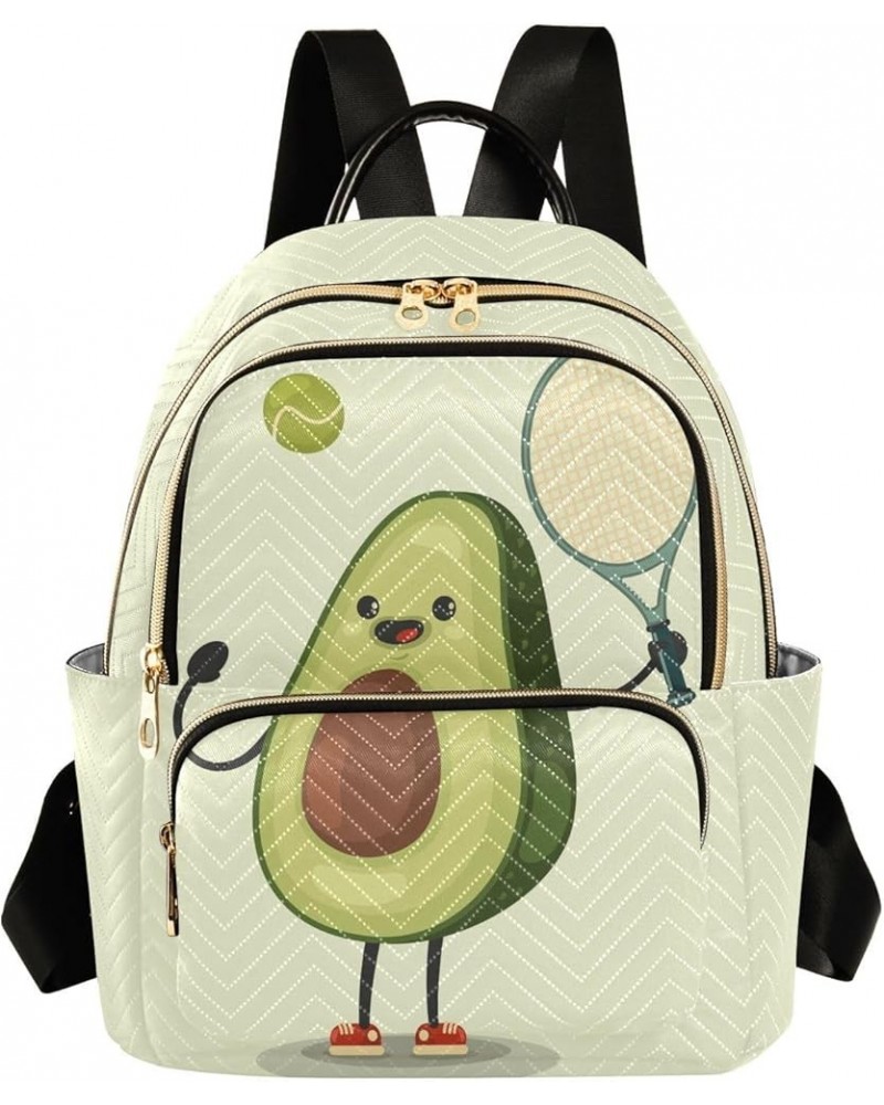 Women Backpack Avocado Tennis Anti-Theft Travel Backpack with Luggage Belt Lightweight Handbag Lady Purse Roomy Double Zipper...