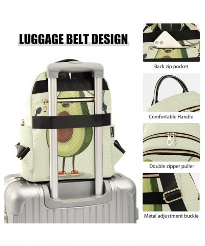 Women Backpack Avocado Tennis Anti-Theft Travel Backpack with Luggage Belt Lightweight Handbag Lady Purse Roomy Double Zipper...