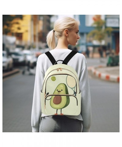 Women Backpack Avocado Tennis Anti-Theft Travel Backpack with Luggage Belt Lightweight Handbag Lady Purse Roomy Double Zipper...