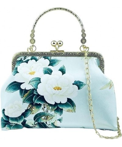 Chinese Style Printed Women's Bag Retro Gift Bag Hand-held Crossbody Bag Antique Style Small Bag Color 14 $20.21 Shoulder Bags