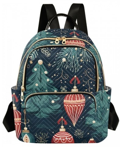 Christmas Tree Red Lantern Fashion Travel Backpack for Women Multi Pockets Lightweight Purse for Women-M Multicolor Medium $1...