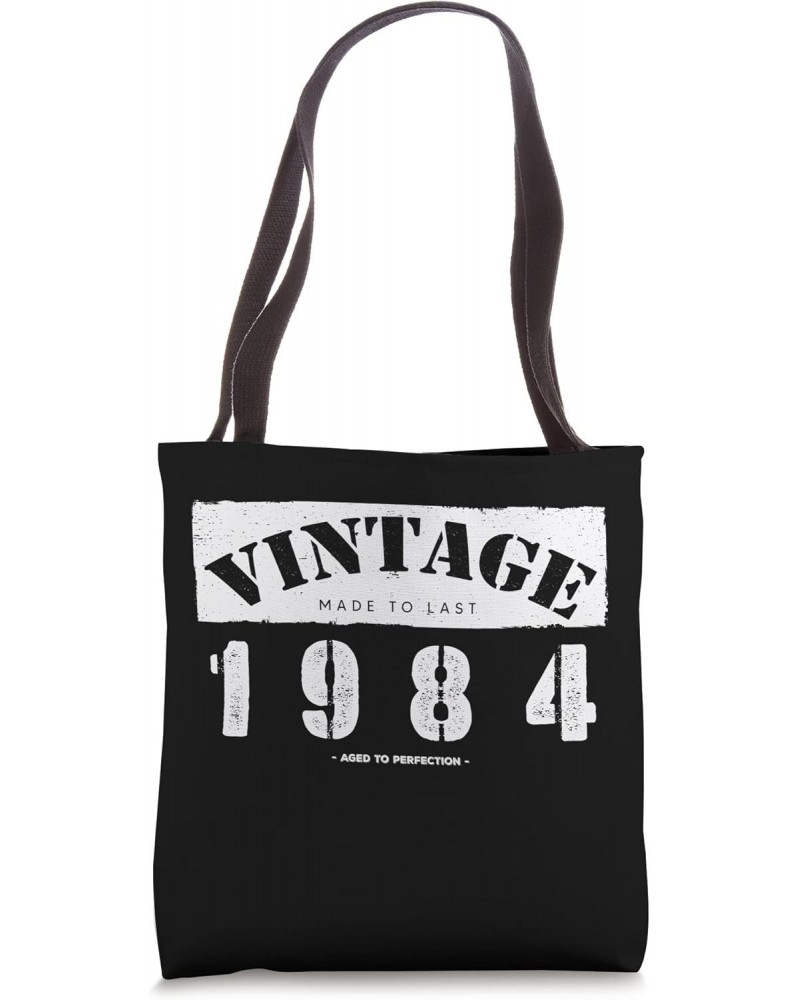 39 Year Old: Vintage Classic 1984 Thirties 39th Birthday Tote Bag $10.86 Totes