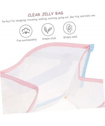 2pcs Handbag Jelly Purse Girls Purse Clear Clutch Clear Purse for Women Ladies Hand Bags Women Beach Bag As Shownx3pcs $11.73...